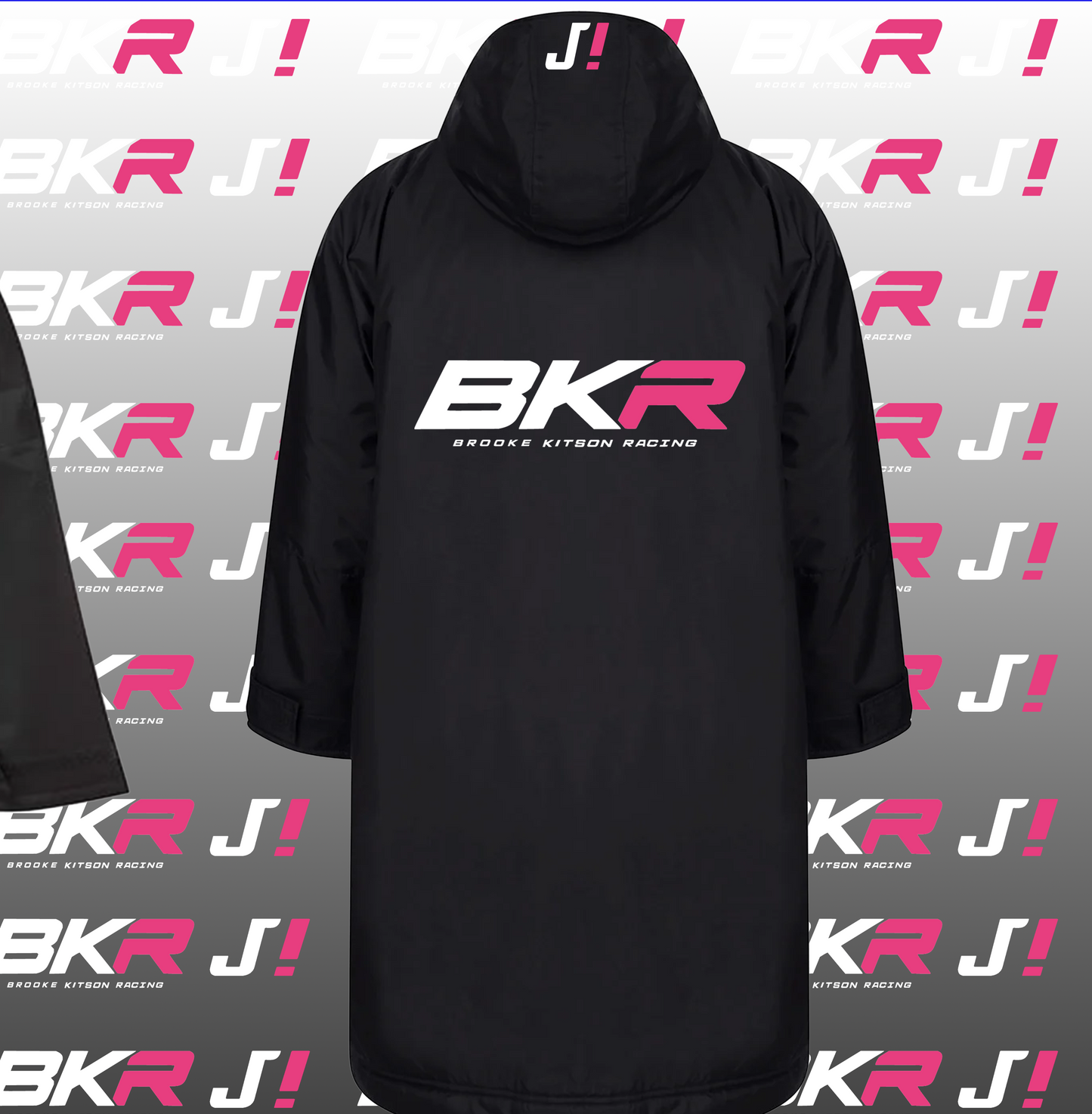 BKR Pink Lined Dry Robe Coat