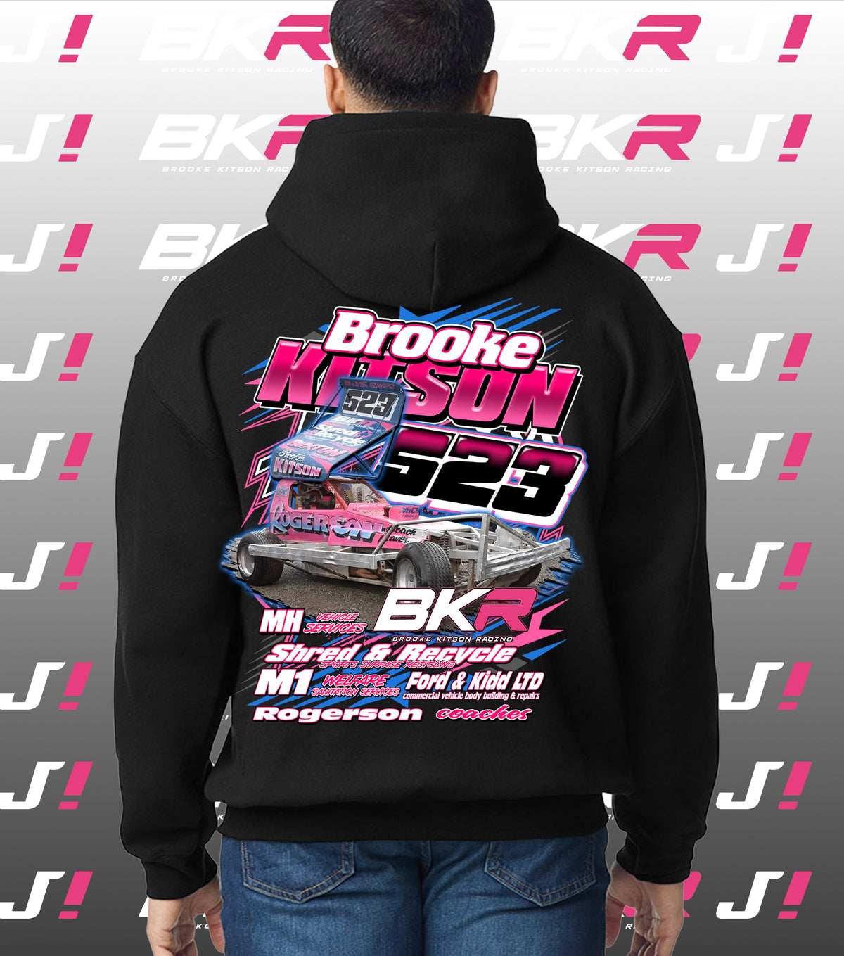 Brooke Kitson Blue Top Hoodie