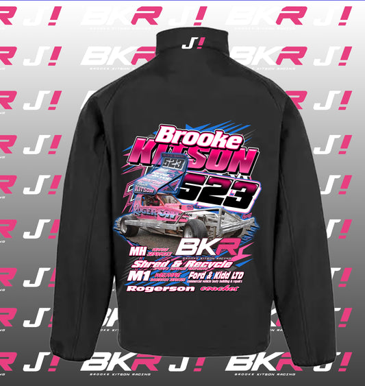 Brooke Kitson Blue Top Soft Shell Jacket