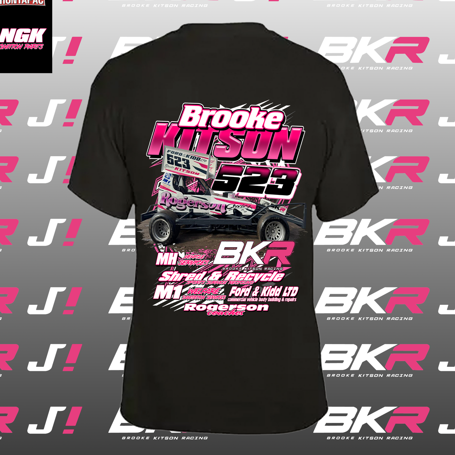 Kids Brooke Kitson Tarmac Car T-Shirt