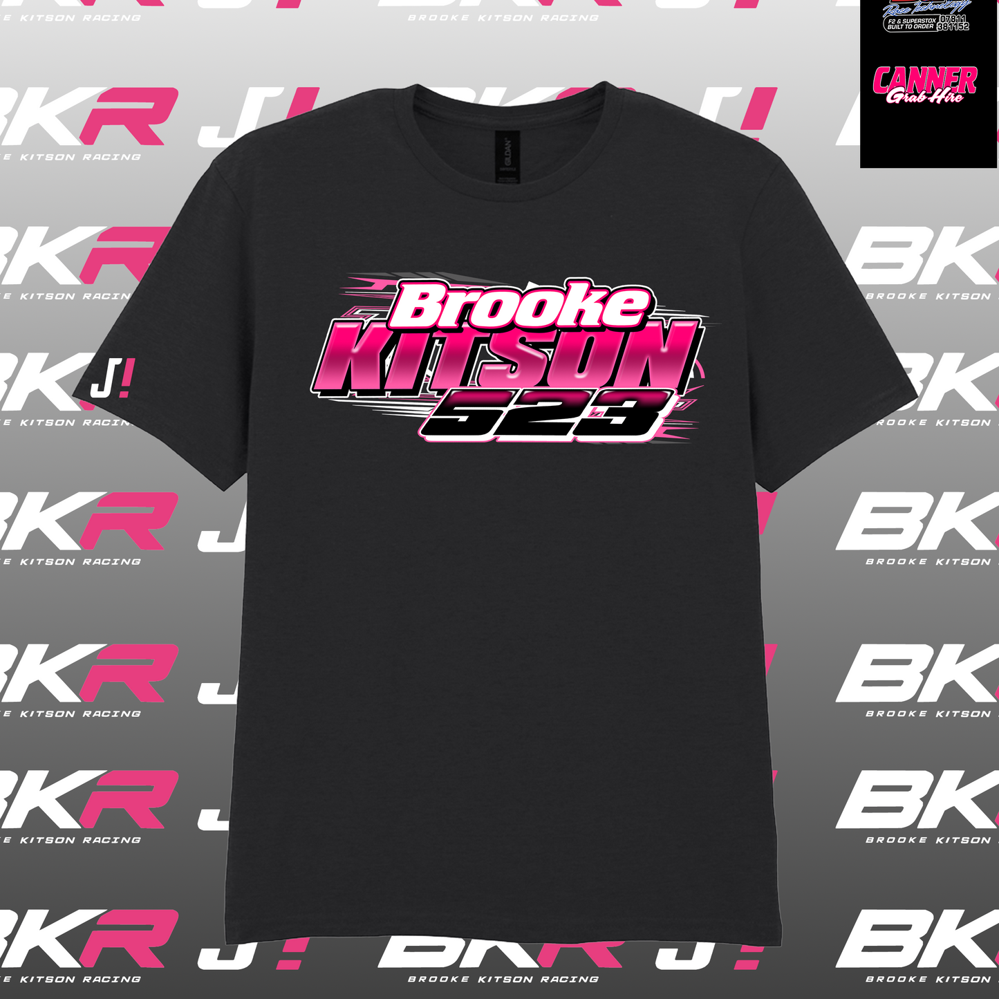 Kids Brooke Kitson Tarmac Car T-Shirt