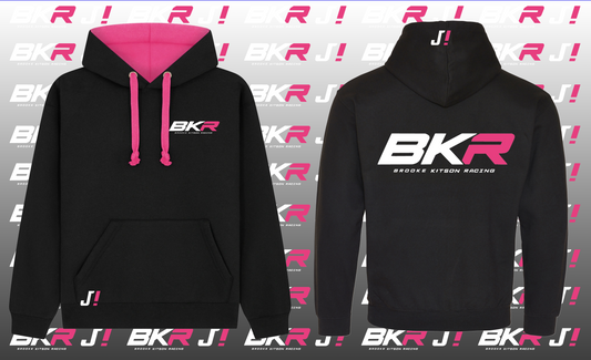 Kids BKR Pink Lined Hoodie