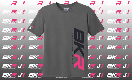 BKR Short Sleeve Vertical Logo T-Shirt Grey